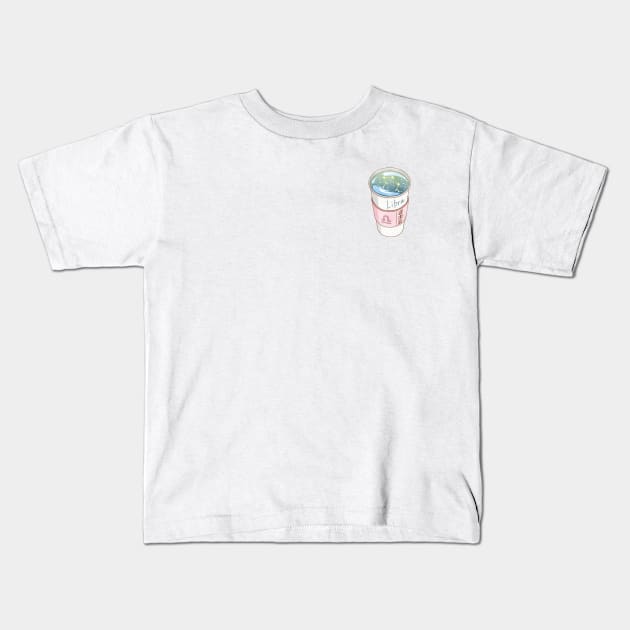 Libra Takeaway Kids T-Shirt by Avery Ota